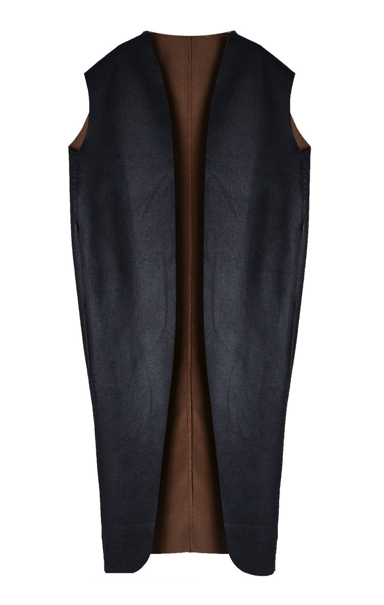 Long Leather Vest