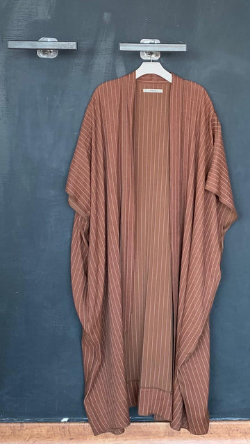 Sleeveless Abaya Striped